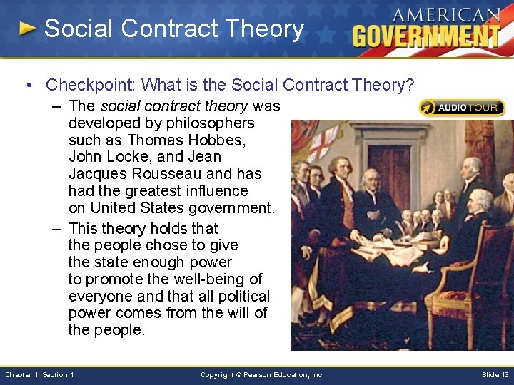 Social Contract Theory • Checkpoint: What is the Social Contract Theory? – The social