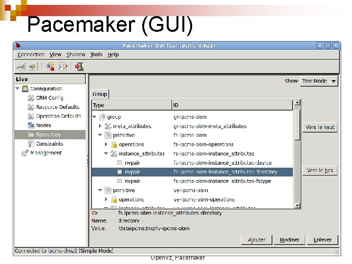 Pacemaker (GUI) Open. Vz, Pacemaker 