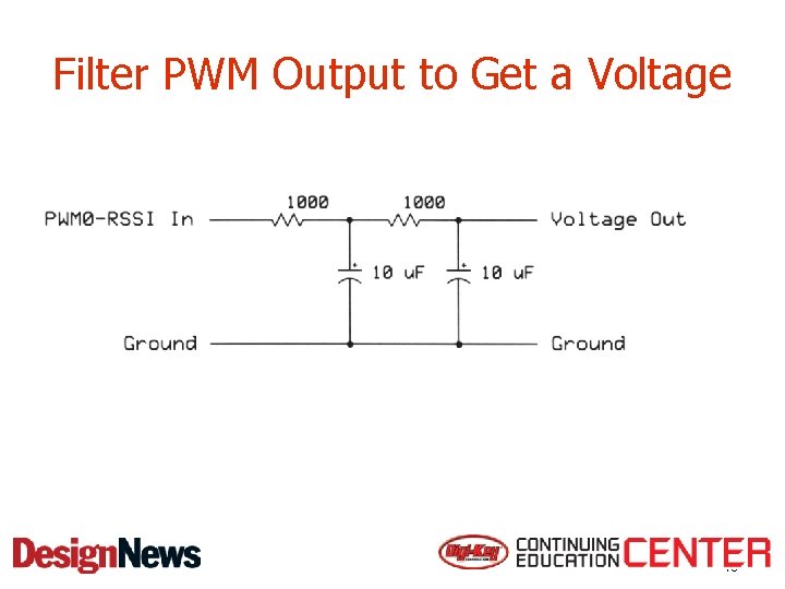 Filter PWM Output to Get a Voltage 16 