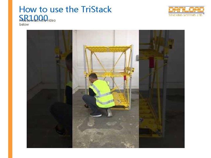 How to use the Tri. Stack SR 1000 Please watch the video below 