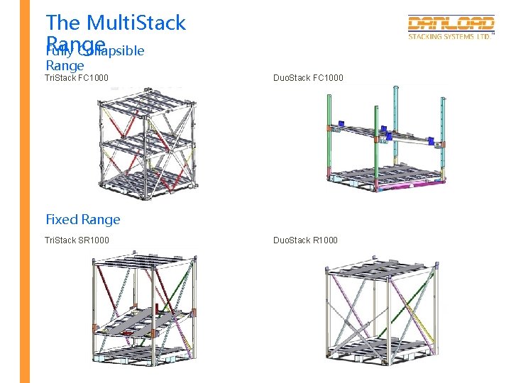 The Multi. Stack Range Fully Collapsible Range Tri. Stack FC 1000 Duo. Stack FC