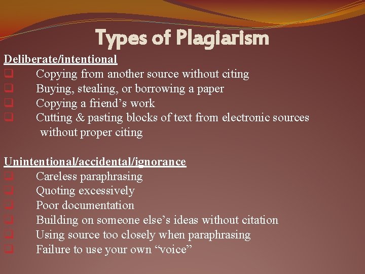 What is Plagiarism How to Avoid It LIBRARY