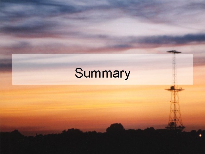 Summary 