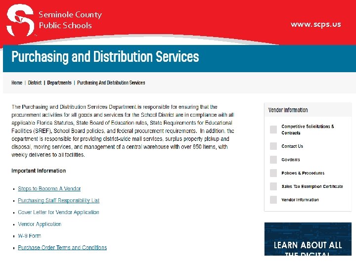 Seminole County Public Schools www. scps. us 50 