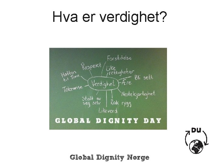 Hva er verdighet? 