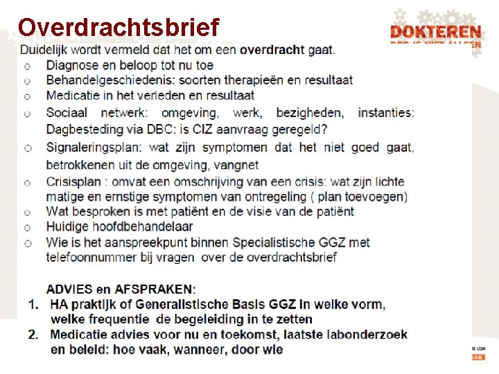 Overdrachtsbrief 