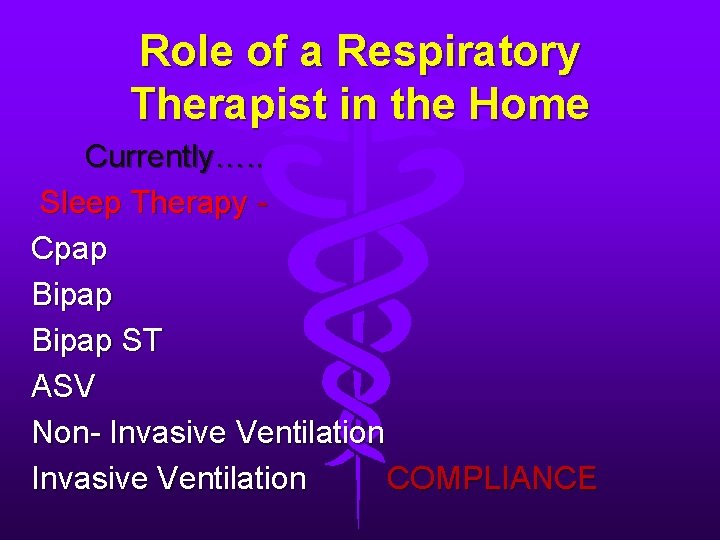 Role of a Respiratory Therapist in the Home Currently…. . Sleep Therapy Cpap Bipap