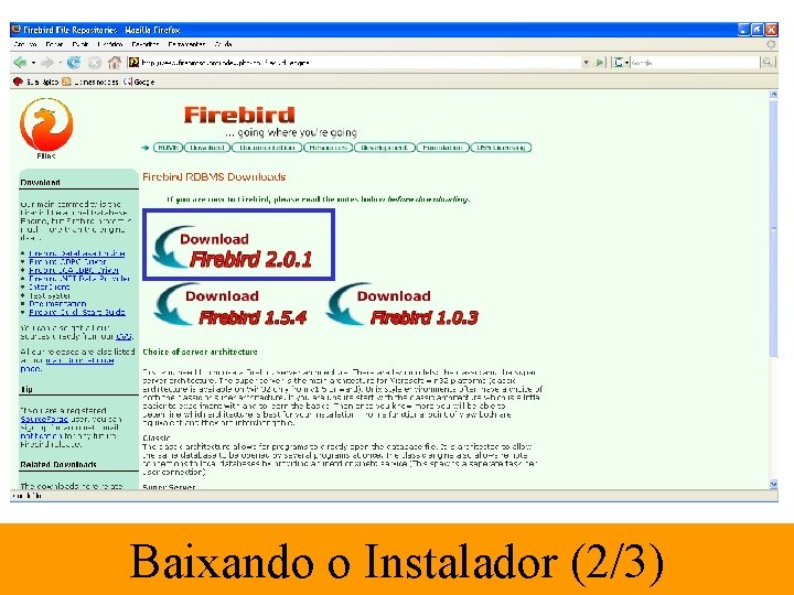 Baixando o Instalador (2/3) 