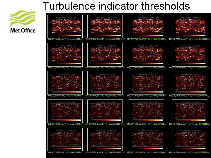 Turbulence indicator thresholds 