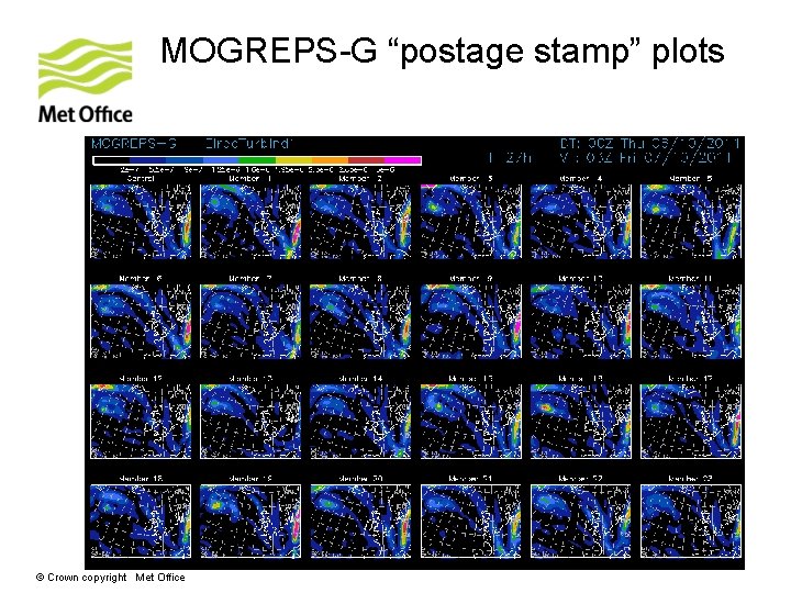 MOGREPS-G “postage stamp” plots © Crown copyright Met Office 