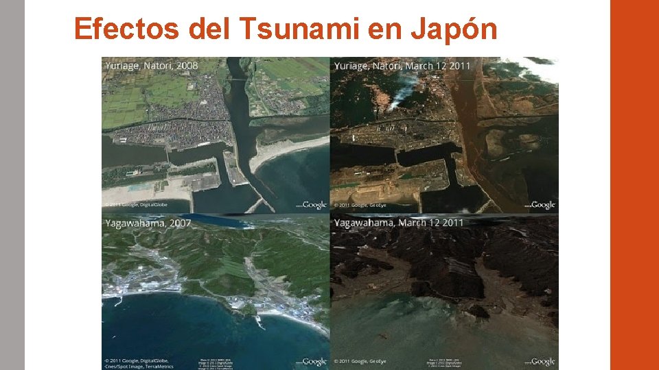 Efectos del Tsunami en Japón 