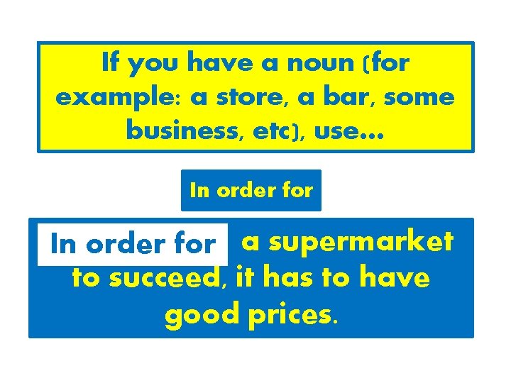 If you have a noun (for example: a store, a bar, some business, etc),