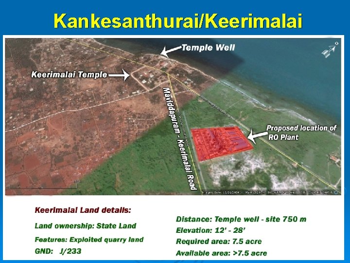 Kankesanthurai/Keerimalai Kankesanthurai/Keerimalai