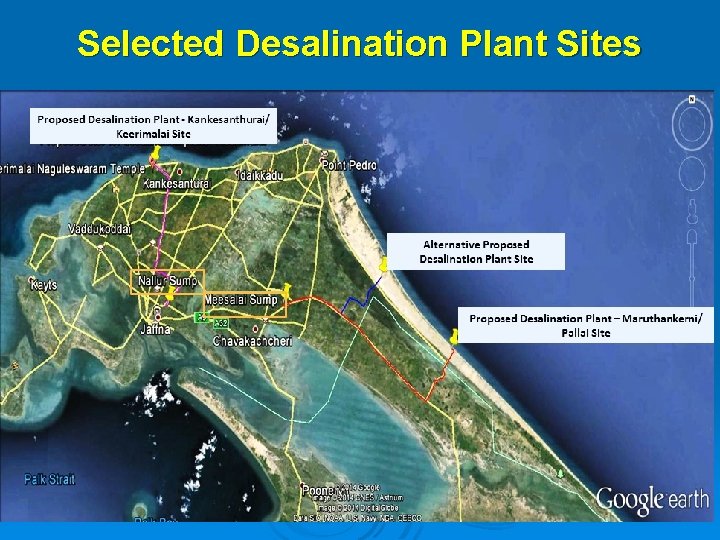 Selected Desalination Plant Sites 