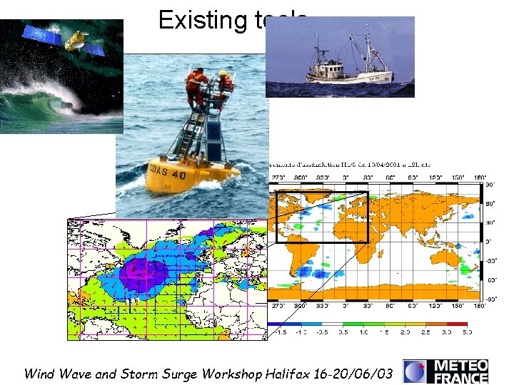 Existing tools Wind Wave and Storm Surge Workshop Halifax 16 -20/06/03 