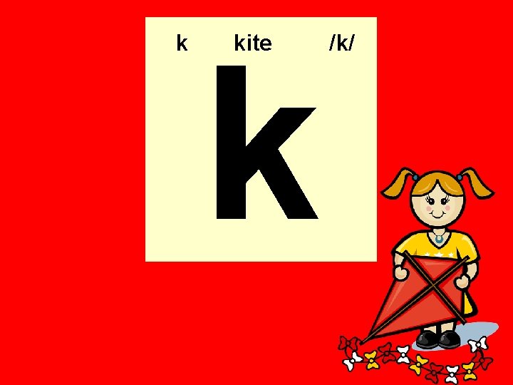 k k kite /k/ 