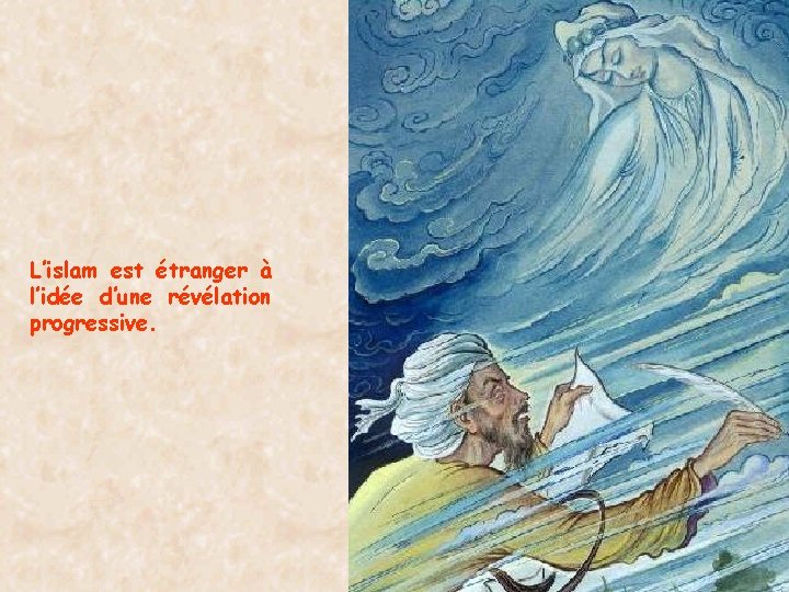 L’islam est étranger à l’idée d’une révélation progressive. 