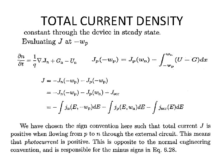 TOTAL CURRENT DENSITY 