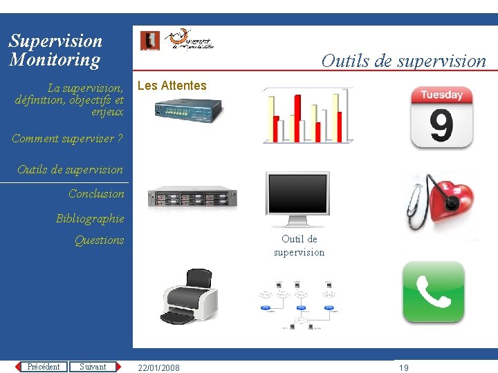 Supervision Monitoring La supervision, définition, objectifs et enjeux Outils de supervision Les Attentes Comment