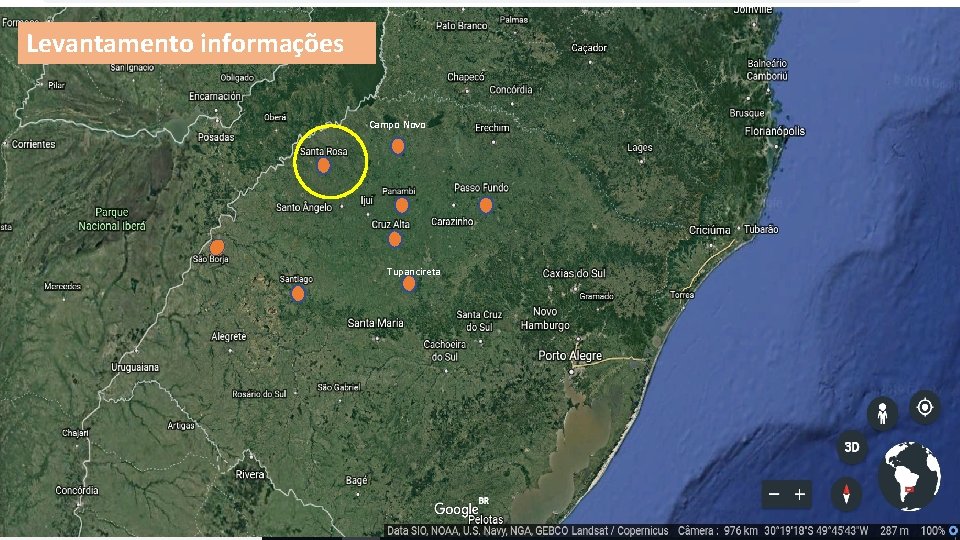 Levantamento informações Campo Novo Tupancireta 