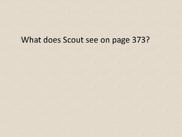 What does Scout see on page 373? 