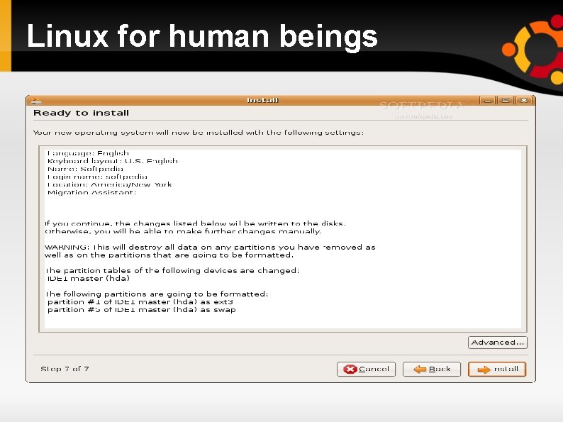 Linux for human beings 