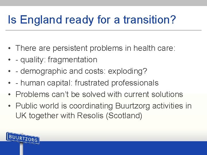 Is England ready for a transition? • • • There are persistent problems in