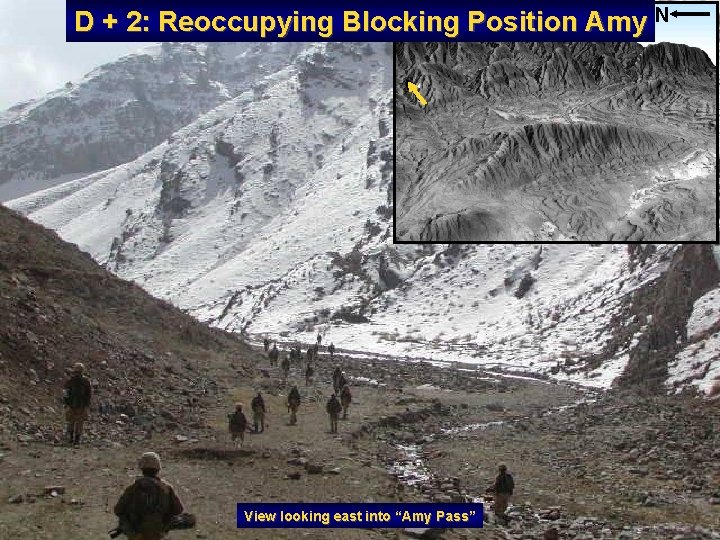 D + 2: Reoccupying Blocking Position Amy N View looking east into “Amy Pass”