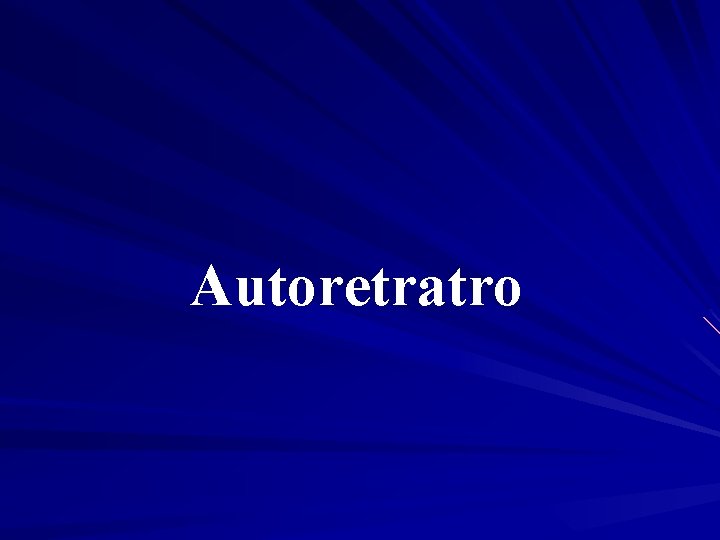 Autoretratro 
