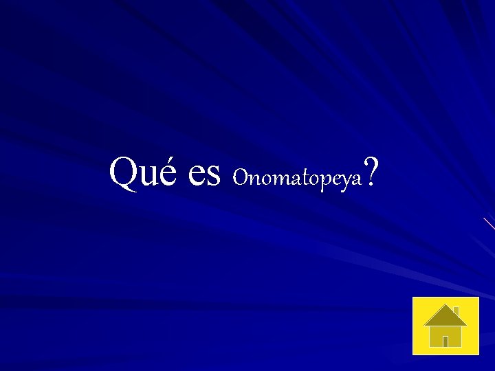 Qué es Onomatopeya? 