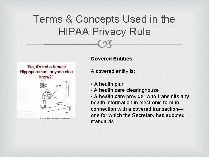 HIPAA Health Insurance Portability and Accountability Acts Privacy