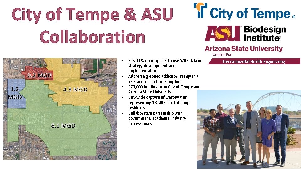 City of Tempe & ASU Collaboration Center For • • • First U. S.