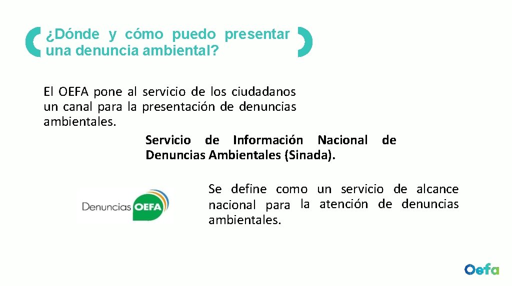 ¿Dónde y cómo puedo presentar una denuncia ambiental? El OEFA pone al servicio de