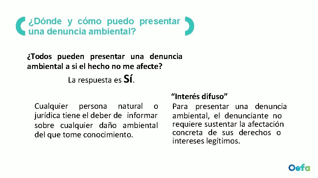 ¿Dónde y cómo puedo presentar una denuncia ambiental? ¿Todos pueden presentar una denuncia ambiental