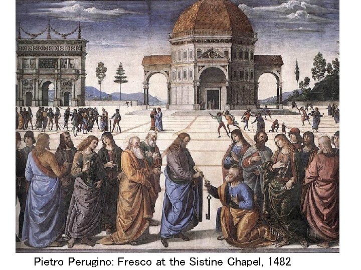 Pietro Perugino: Fresco at the Sistine Chapel, 1482 