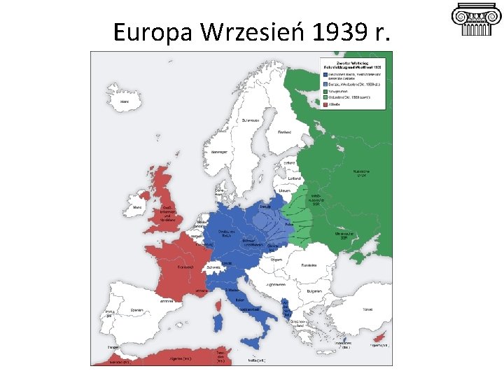 Europa Wrzesień 1939 r. 