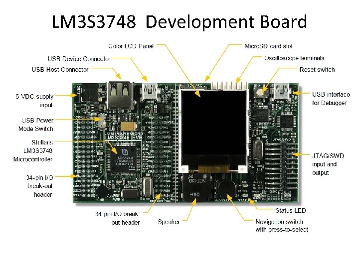 LM 3 S 3748 Development Board Development Kit 