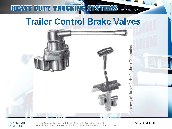 Trailer Control Brake Valves 