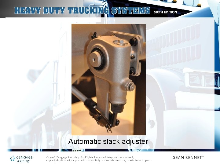 Automatic slack adjuster 