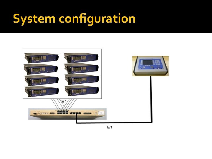 System configuration 