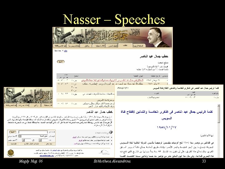 Nasser – Speeches Magdy Nagi 06 Bibliotheca Alexandrina 33 