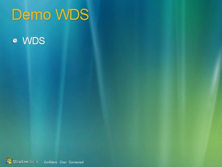 Demo WDS 
