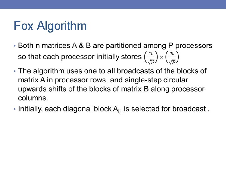 Fox Algorithm • 