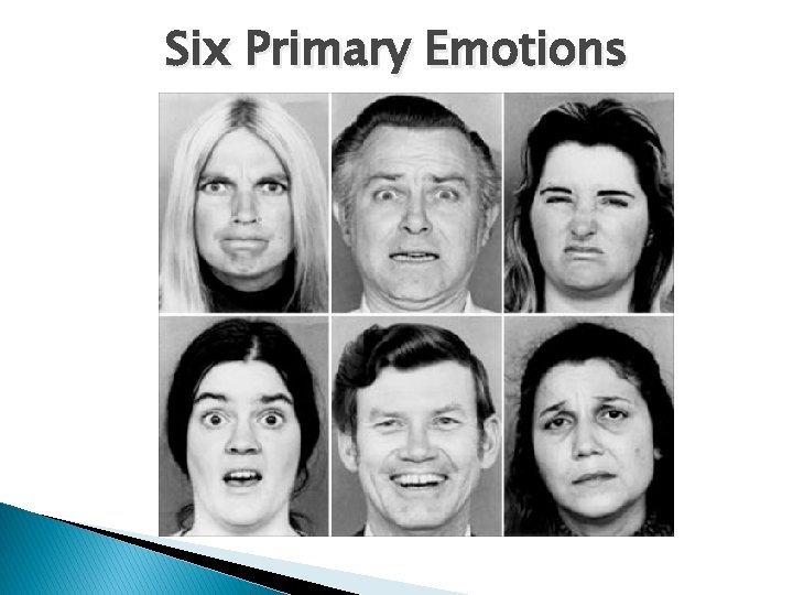 Six Primary Emotions 