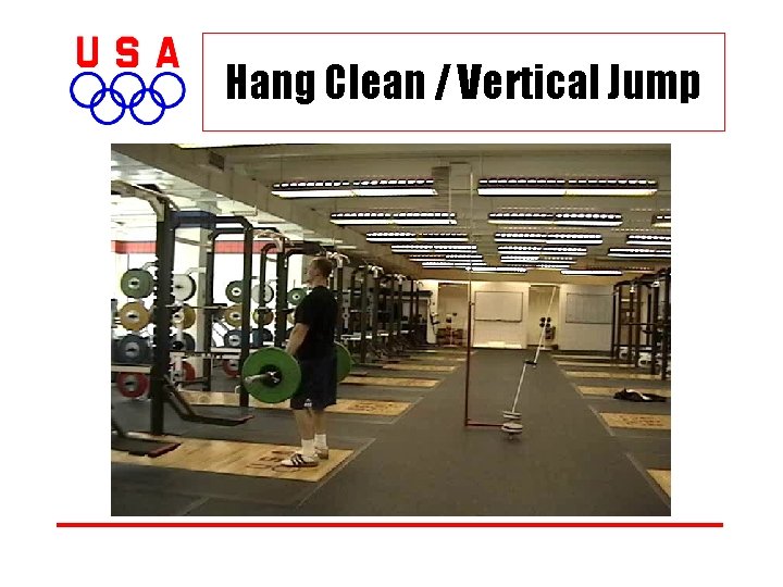 Hang Clean / Vertical Jump 