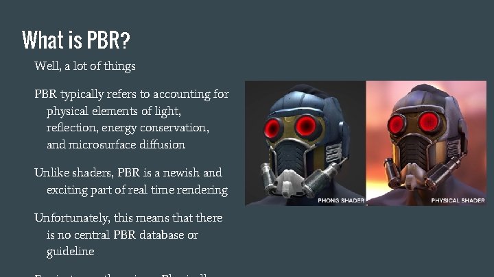 What is PBR? Well, a lot of things PBR typically refers to accounting for