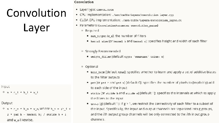 Convolution Layer 