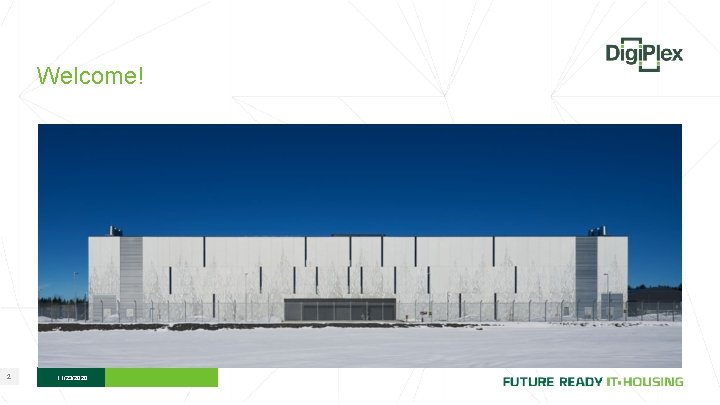 Welcome! 2 11/23/2020 