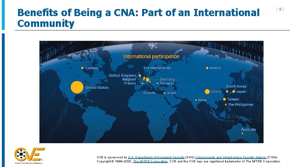 Benefits of Being a CNA: Part of an International Community |8| CVE is sponsored