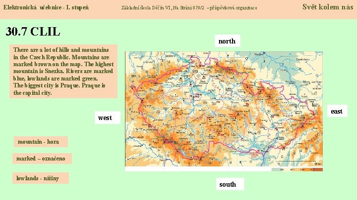 Elektronická učebnice - I. stupeň Základní škola Děčín VI, Na Stráni 879/2 – příspěvková